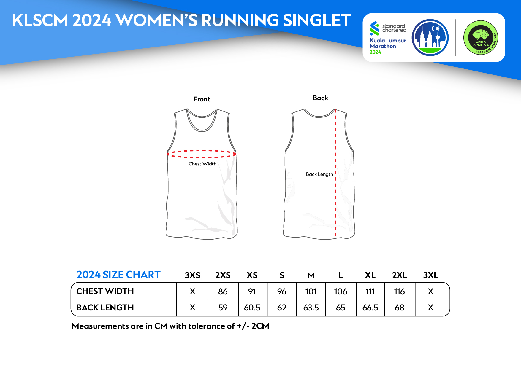 KL Marathon  Race Info / Apparel / Size Charts